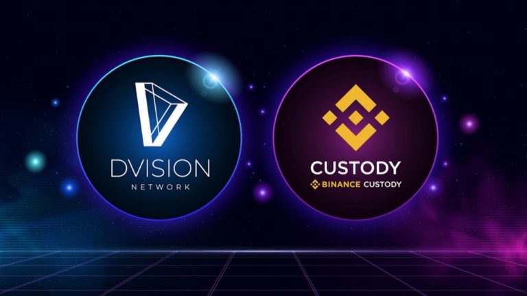 Dvision Network Announces Binance Custody as its Custodian with DVI Token Supported