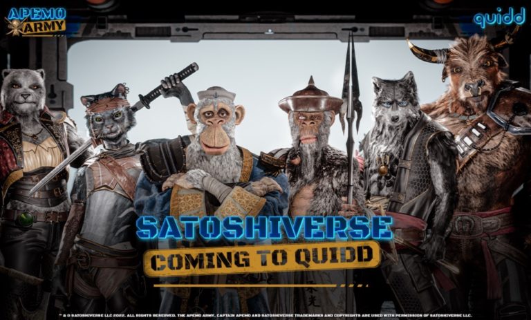 Satoshiverse brings their epic comic characters to Quidd