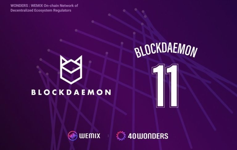 WEMIX3.0 welcomes Blockdaemon in as first Node Council Partner