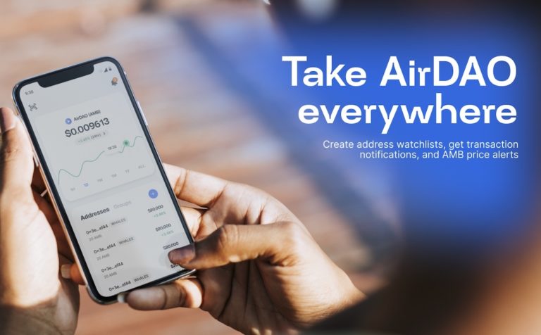 AirDAO launches its wallet-tracking mobile application