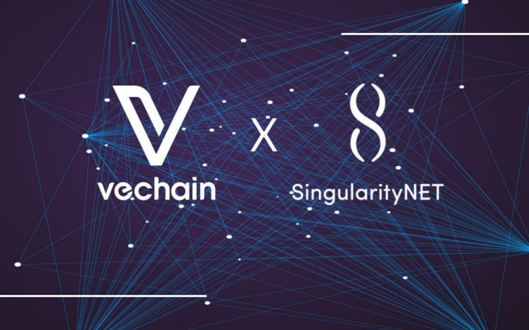 Vechain and SingularityNet Combine Blockchain + AI To Drive Sustainability and Build Advanced Enterprise-Grade Tools