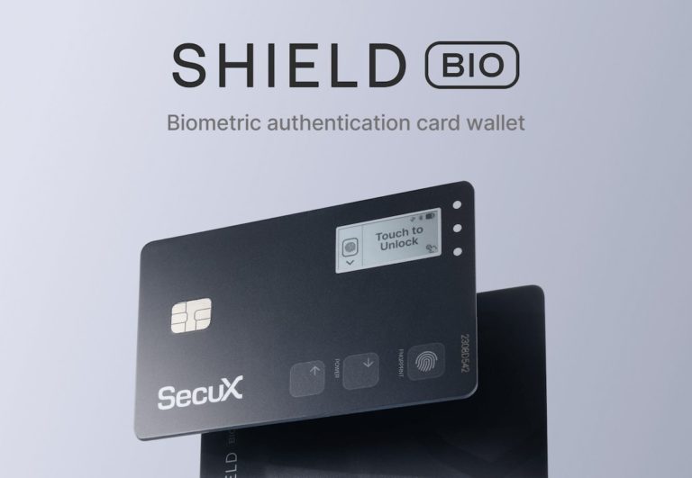 SecuX Shield BIO Revolutionizes Crypto Security: Introducing the Ultra-Slim Biometric Cold Wallet at TOKEN 2049