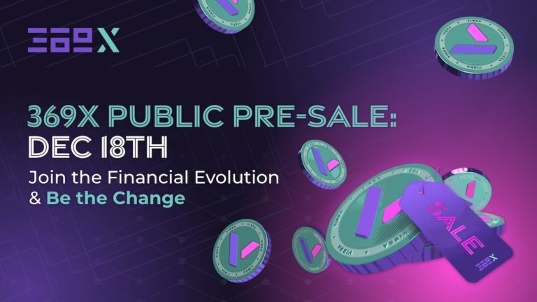 Revolutionising Financial Services: 369X Announces Its Public Pre-Sale