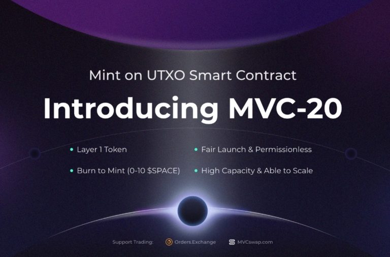 Microvisionchain announce MVC-20: The first protocol for free-minting assets on the bitcoin sidechain