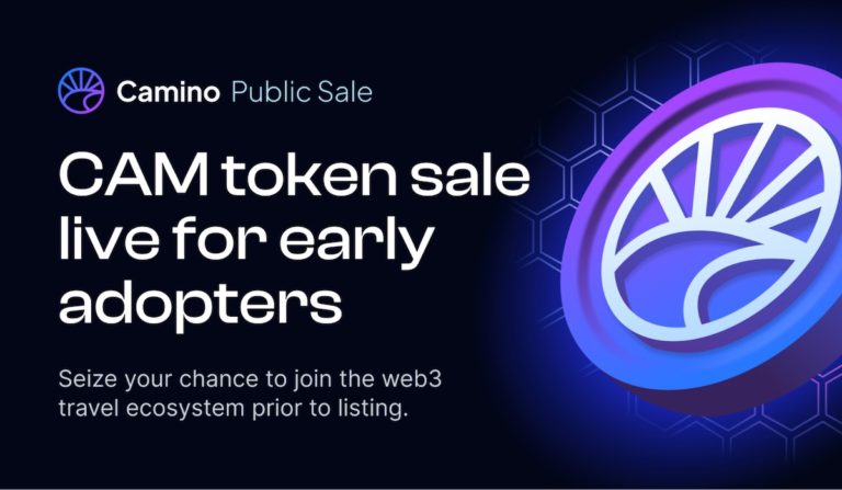 Camino Network, the travel industry L1 blockchain, announces public sale of CAM token