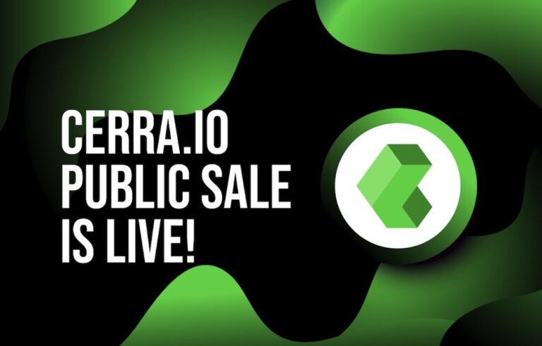 Cardano DeFi Hub Cerra.io – Public Sale is Live